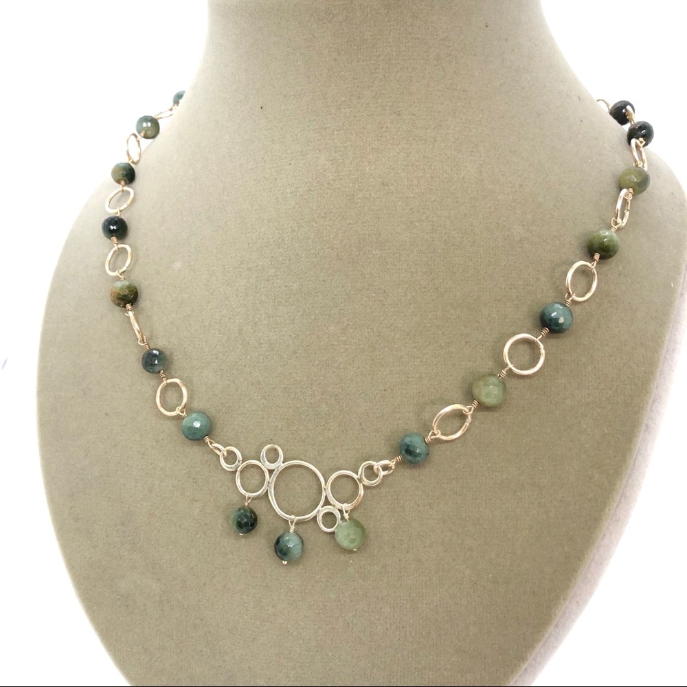 Green tiger eye necklace